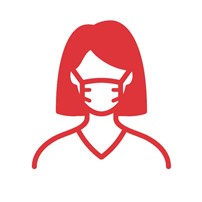 Icon Seminarbetreuung Mund-Nasenschutz